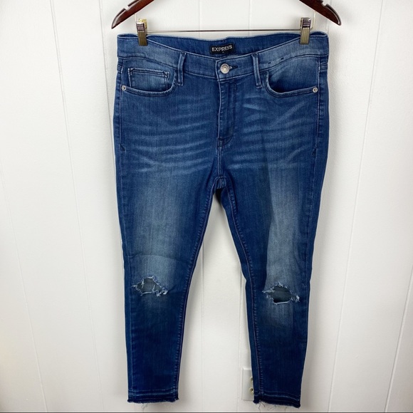 Express Ankle Legging Mid Rise Skinny Jeans 10